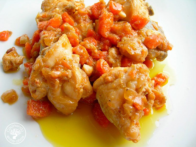 Pollo con zanahorias receta
