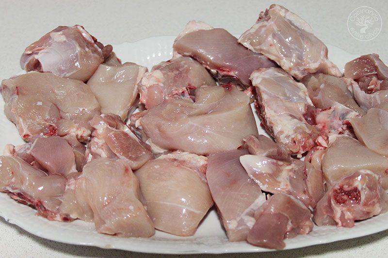 Pollo al ajillo receta Cocinando entre olivos (2)