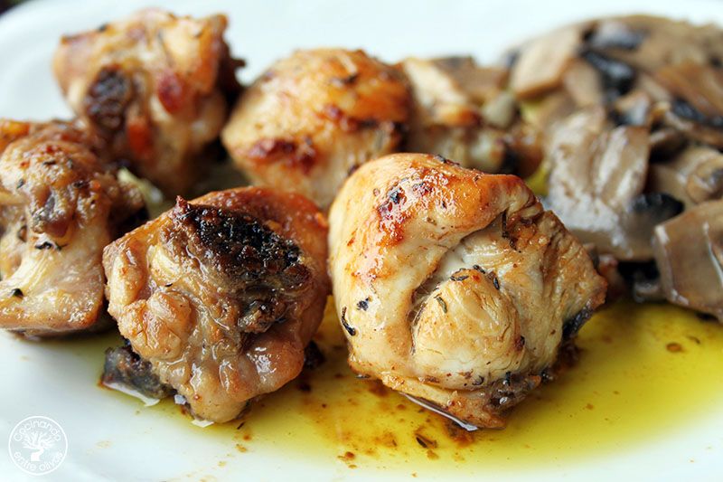 Pollo al ajillo receta Cocinando entre olivos (6)