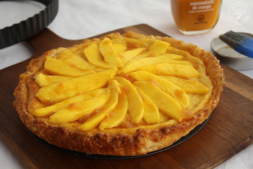Tarta de mango y requesón con hojaldre (21)