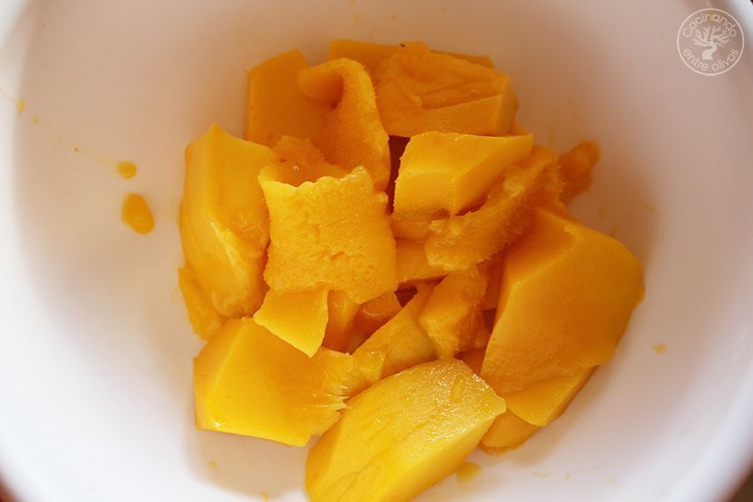Tarta de mango y requesón con hojaldre (8)