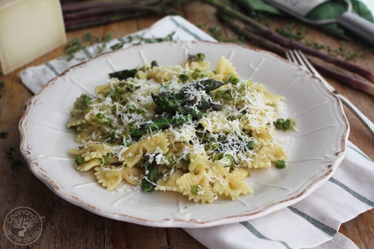 Pasta Con Espárragos Verdes Una Receta Fácil Rápida Y Deliciosa Cocinando Entre Olivos 1164