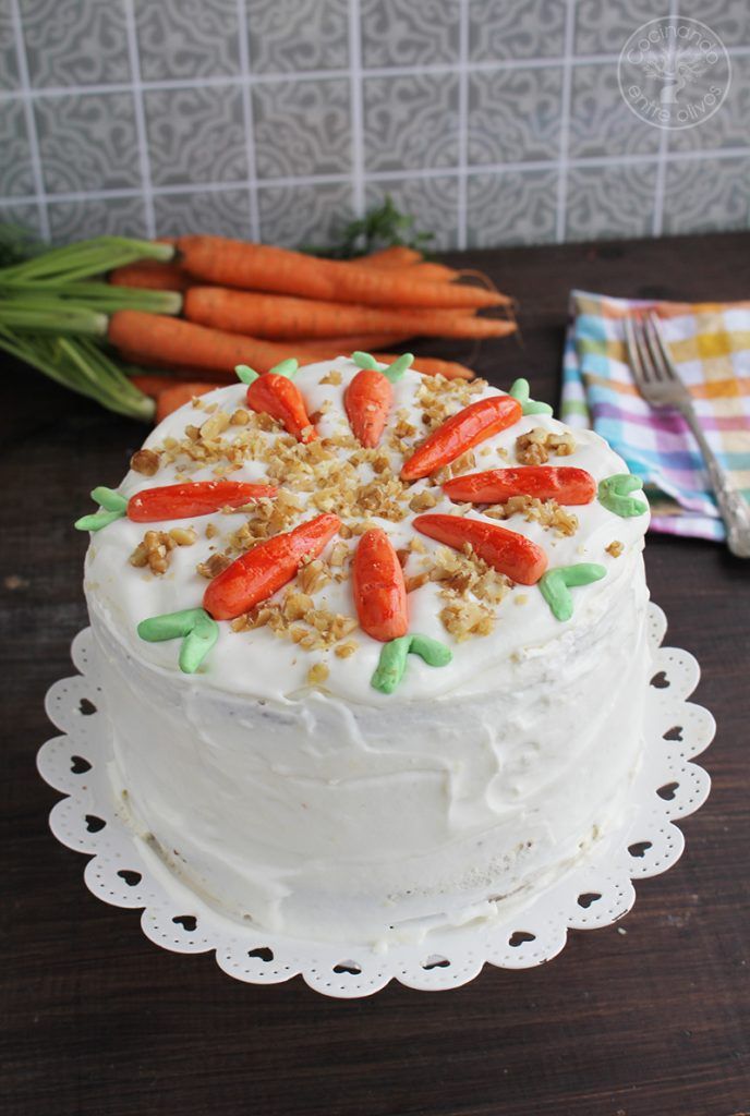 Tarta de zanahoria Carrot Cake Receta (13)