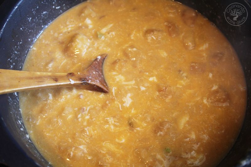 Como hacer sopa de ajo con jamon (11)