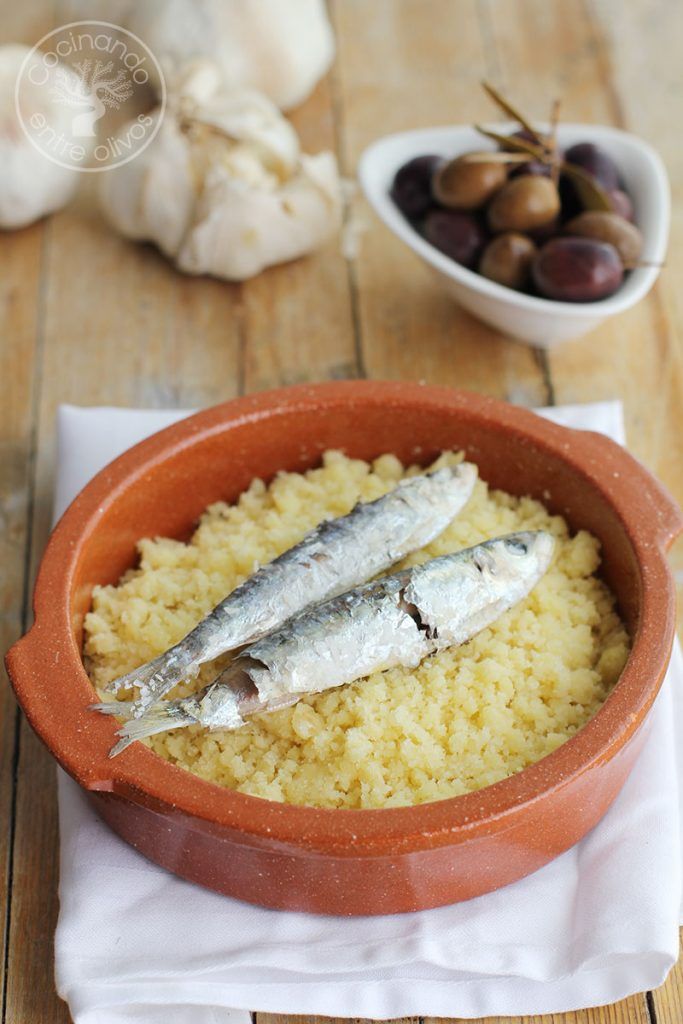 Cómo hacer Migas de sémola con sardinas en microondas - Cocinando Entre Olivos