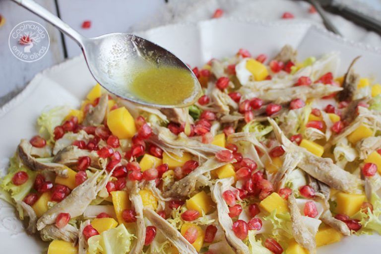 Ensalada de perdiz en escabeche con vinagreta de miel - Cocinando Entre