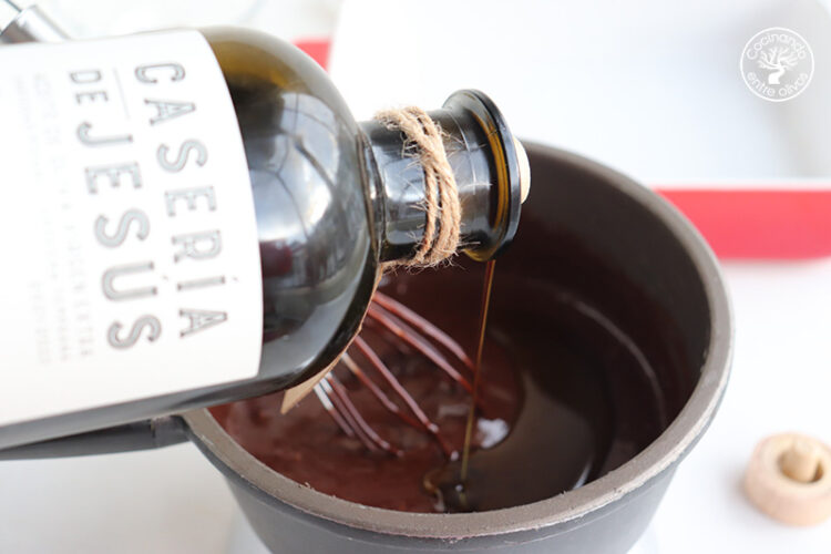 Trufas de chocolate y aceite de oliva virgen extra