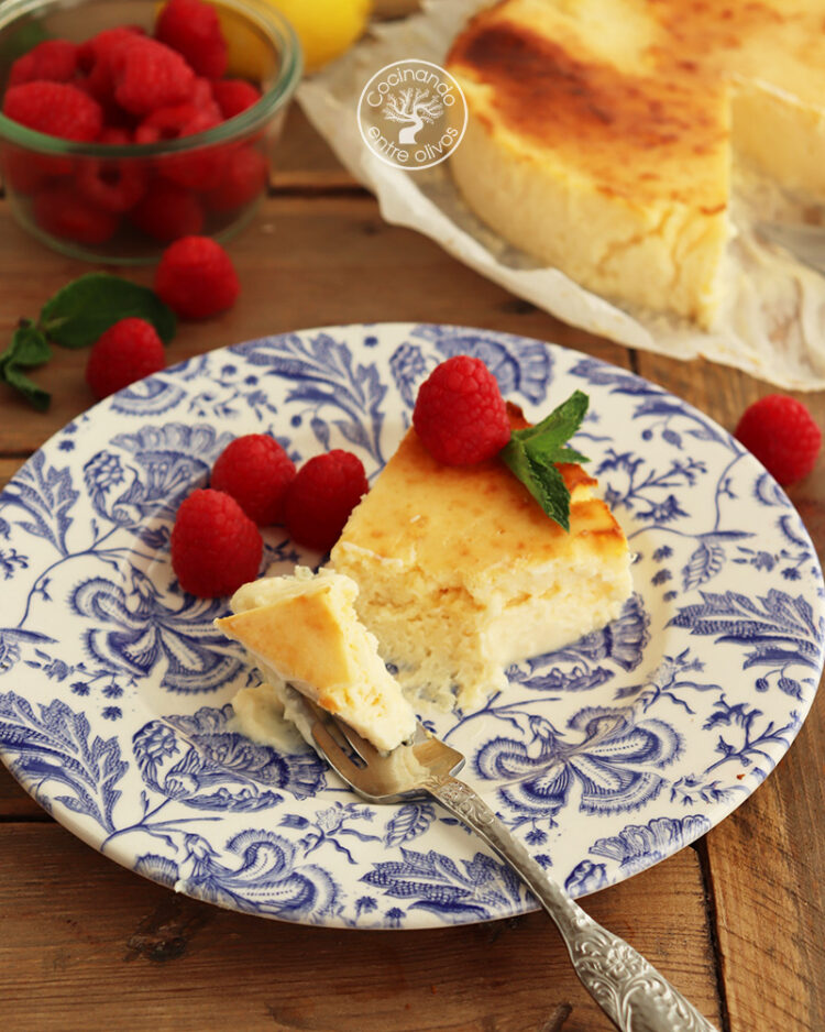 Tarta De Queso En Freidora De Aire O Air Fryer - Cocinando Entre Olivos