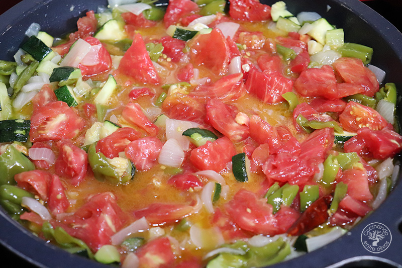 Pisto de verduras receta tradicional