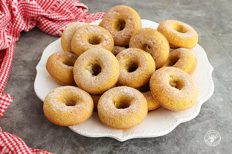 Donuts de calabaza al horno